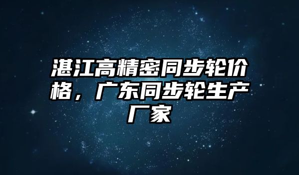 湛江高精密同步輪價(jià)格，廣東同步輪生產(chǎn)廠家