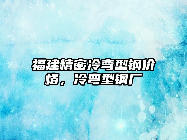 福建精密冷彎型鋼價格，冷彎型鋼廠