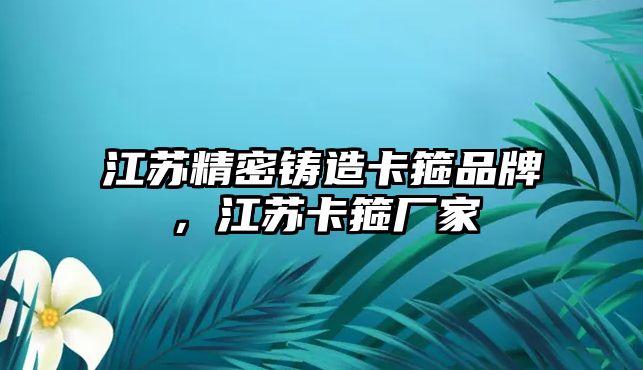 江蘇精密鑄造卡箍品牌，江蘇卡箍廠家