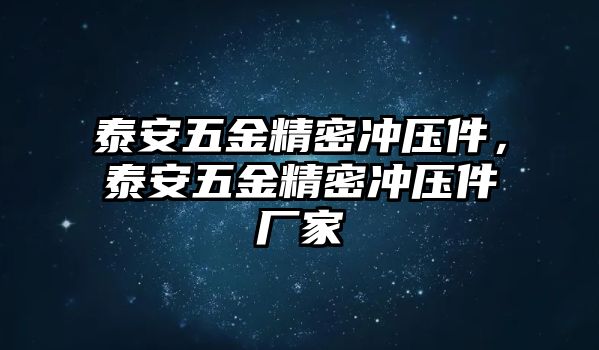 泰安五金精密沖壓件，泰安五金精密沖壓件廠家