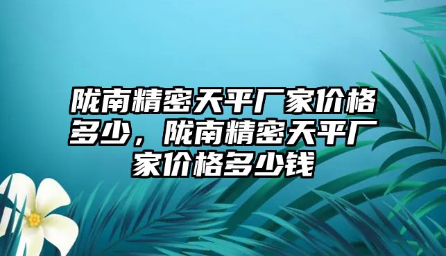 隴南精密天平廠家價(jià)格多少，隴南精密天平廠家價(jià)格多少錢