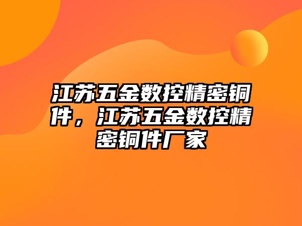 江蘇五金數(shù)控精密銅件，江蘇五金數(shù)控精密銅件廠家