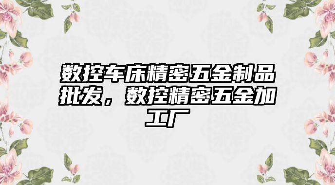 數(shù)控車床精密五金制品批發(fā)，數(shù)控精密五金加工廠