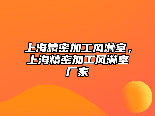 上海精密加工風淋室，上海精密加工風淋室廠家