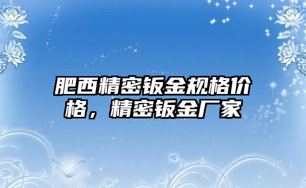 肥西精密鈑金規(guī)格價格，精密鈑金廠家