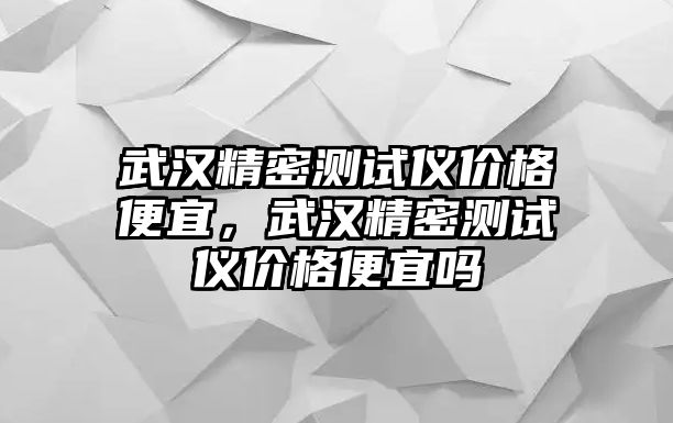 武漢精密測(cè)試儀價(jià)格便宜，武漢精密測(cè)試儀價(jià)格便宜嗎