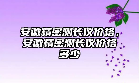 安徽精密測長儀價格，安徽精密測長儀價格多少