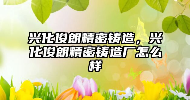 興化俊朗精密鑄造，興化俊朗精密鑄造廠怎么樣