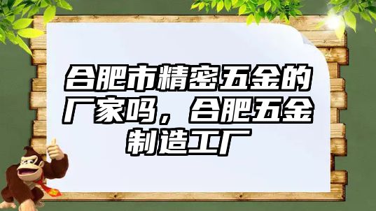 合肥市精密五金的廠家嗎，合肥五金制造工廠