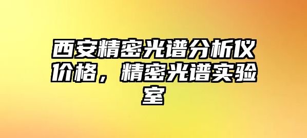 西安精密光譜分析儀價(jià)格，精密光譜實(shí)驗(yàn)室