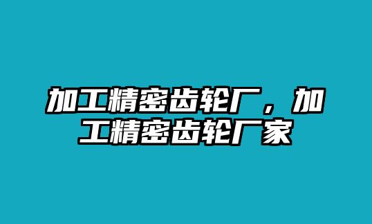 加工精密齒輪廠，加工精密齒輪廠家