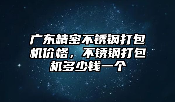 廣東精密不銹鋼打包機(jī)價(jià)格，不銹鋼打包機(jī)多少錢一個(gè)