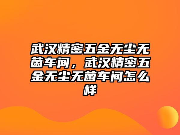 武漢精密五金無塵無菌車間，武漢精密五金無塵無菌車間怎么樣