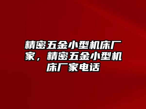 精密五金小型機床廠家，精密五金小型機床廠家電話