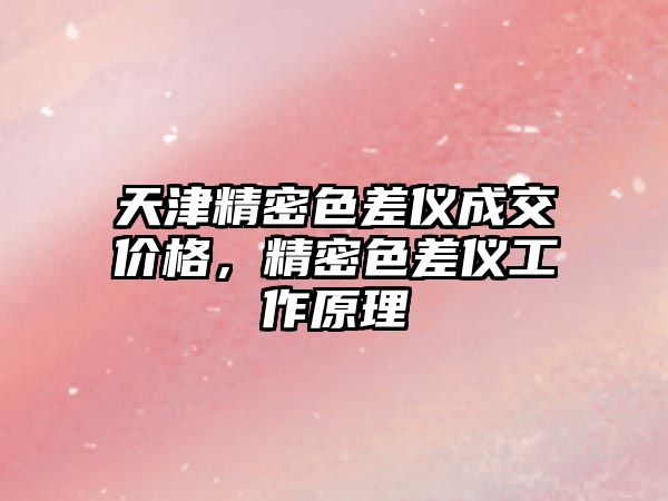 天津精密色差儀成交價(jià)格，精密色差儀工作原理