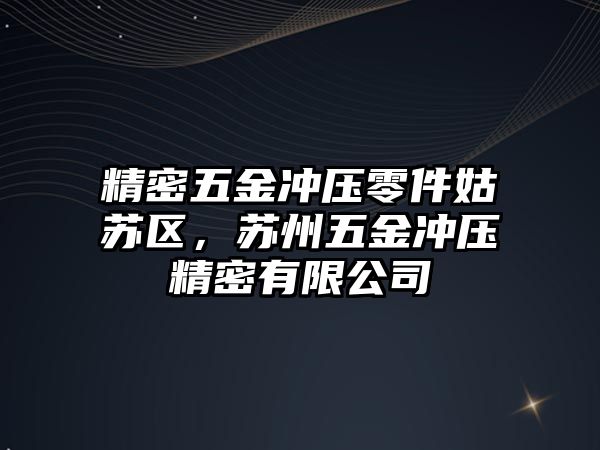 精密五金沖壓零件姑蘇區(qū)，蘇州五金沖壓精密有限公司