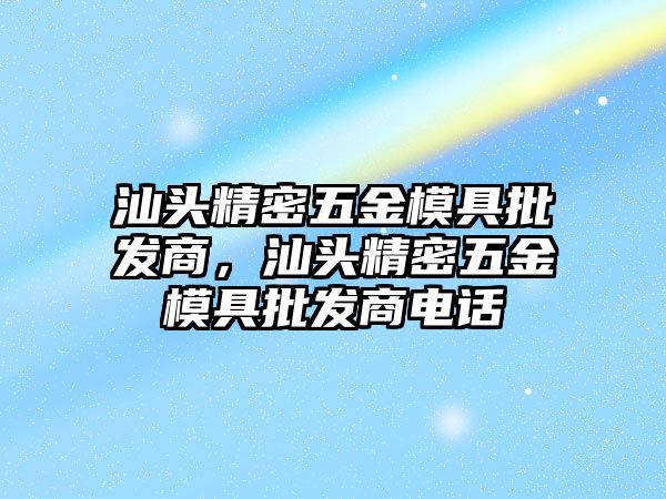 汕頭精密五金模具批發(fā)商，汕頭精密五金模具批發(fā)商電話