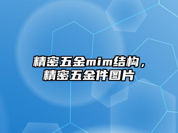 精密五金mim結(jié)構(gòu)，精密五金件圖片