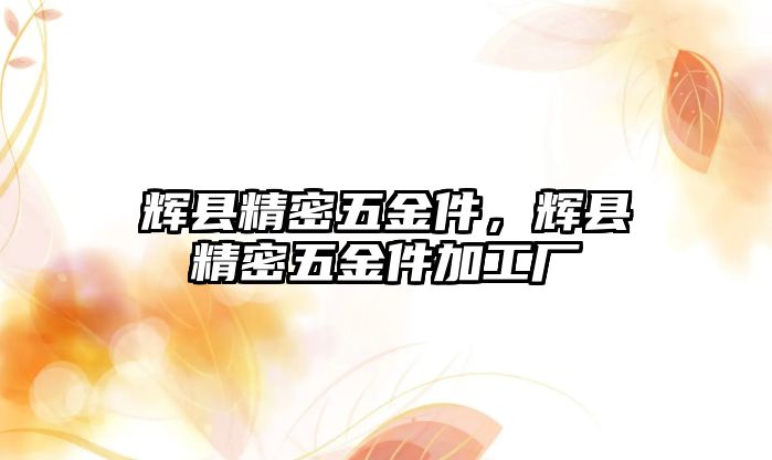 輝縣精密五金件，輝縣精密五金件加工廠