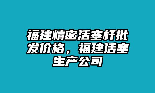 福建精密活塞桿批發(fā)價(jià)格，福建活塞生產(chǎn)公司