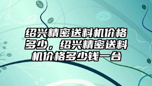 紹興精密送料機(jī)價(jià)格多少，紹興精密送料機(jī)價(jià)格多少錢(qián)一臺(tái)