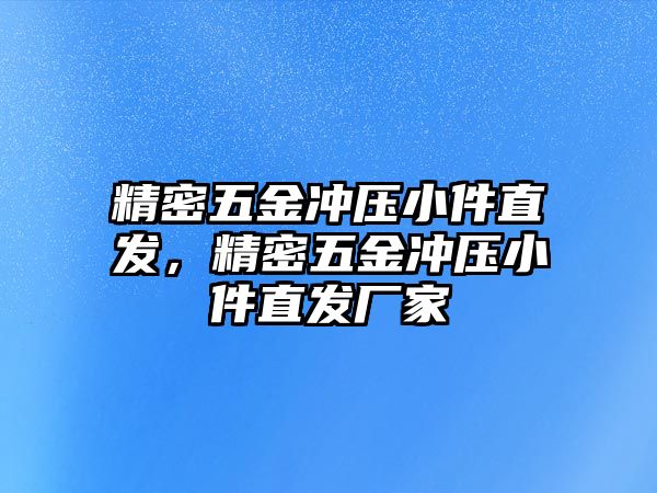 精密五金沖壓小件直發(fā)，精密五金沖壓小件直發(fā)廠家