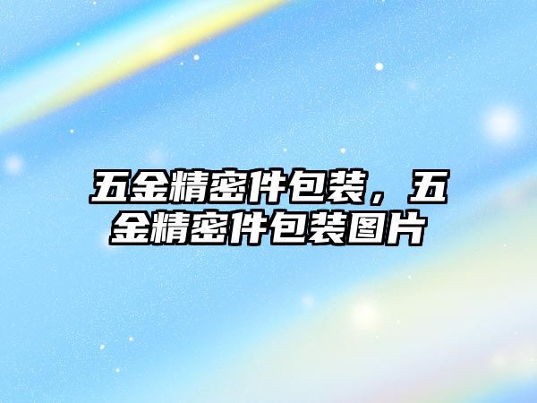 五金精密件包裝，五金精密件包裝圖片