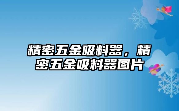 精密五金吸料器，精密五金吸料器圖片