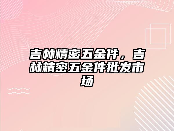 吉林精密五金件，吉林精密五金件批發(fā)市場