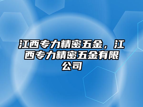 江西專力精密五金，江西專力精密五金有限公司