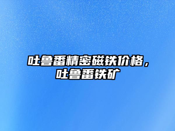 吐魯番精密磁鐵價(jià)格，吐魯番鐵礦