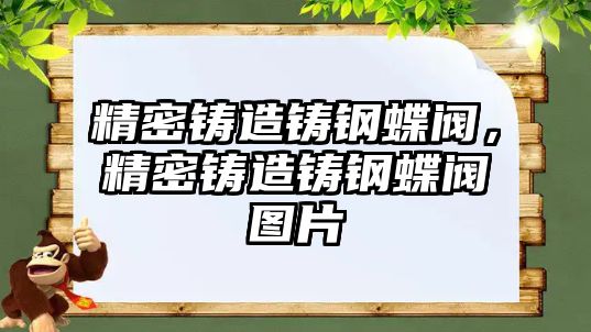 精密鑄造鑄鋼蝶閥，精密鑄造鑄鋼蝶閥圖片