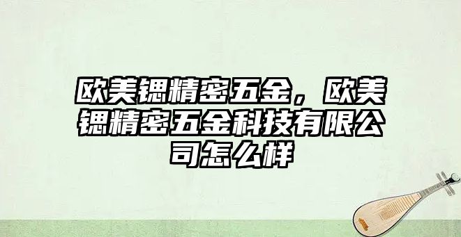 歐美鍶精密五金，歐美鍶精密五金科技有限公司怎么樣