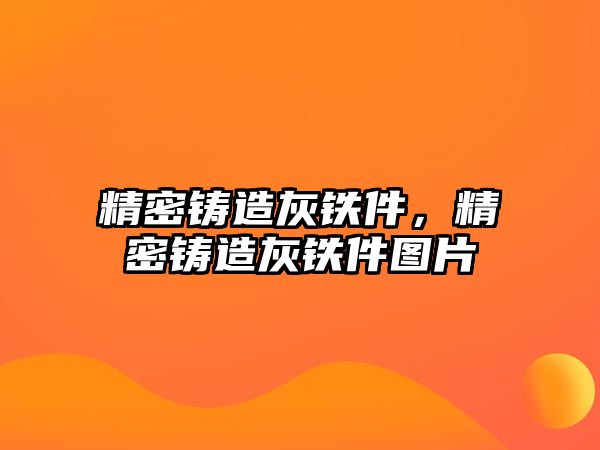 精密鑄造灰鐵件，精密鑄造灰鐵件圖片