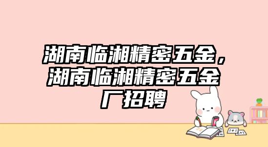 湖南臨湘精密五金，湖南臨湘精密五金廠招聘