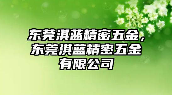 東莞淇藍(lán)精密五金，東莞淇藍(lán)精密五金有限公司