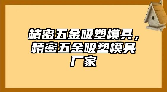 精密五金吸塑模具，精密五金吸塑模具廠家