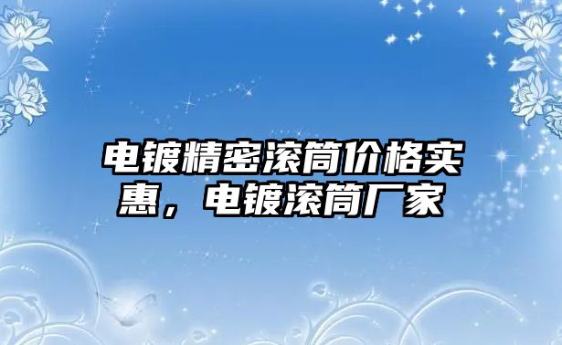 電鍍精密滾筒價格實惠，電鍍滾筒廠家