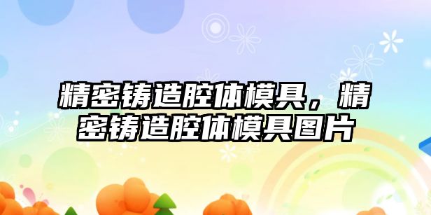 精密鑄造腔體模具，精密鑄造腔體模具圖片