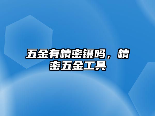 五金有精密鑷嗎，精密五金工具