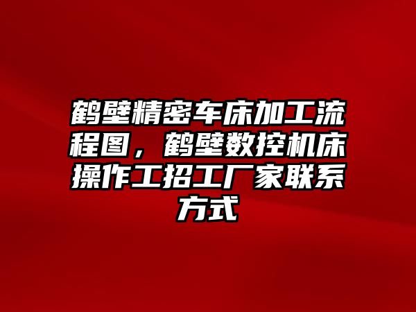 鶴壁精密車床加工流程圖，鶴壁數控機床操作工招工廠家聯系方式