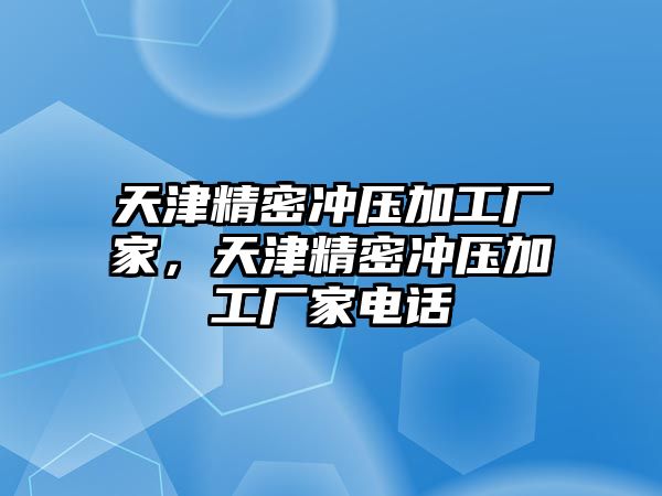 天津精密沖壓加工廠家，天津精密沖壓加工廠家電話