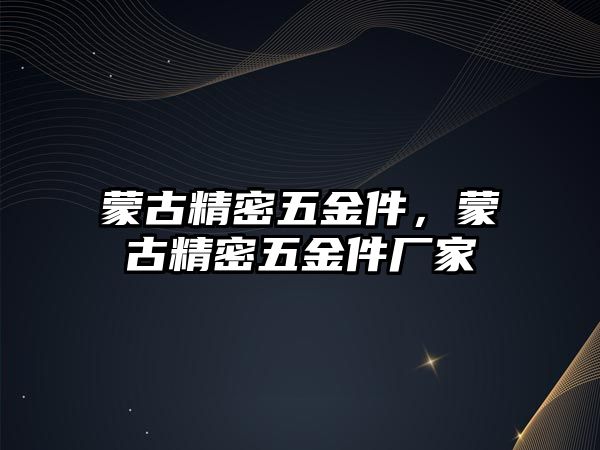 蒙古精密五金件，蒙古精密五金件廠家