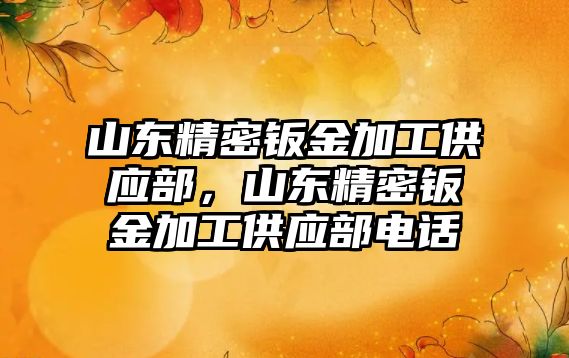 山東精密鈑金加工供應(yīng)部，山東精密鈑金加工供應(yīng)部電話