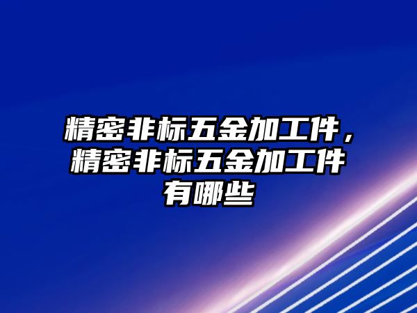 精密非標(biāo)五金加工件，精密非標(biāo)五金加工件有哪些