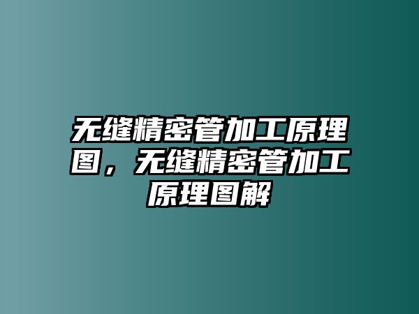 無縫精密管加工原理圖，無縫精密管加工原理圖解