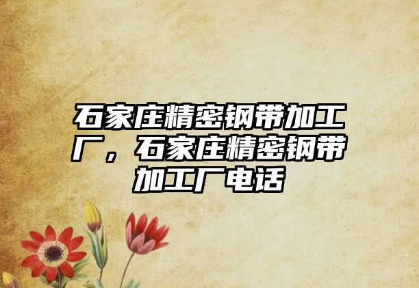 石家莊精密鋼帶加工廠，石家莊精密鋼帶加工廠電話