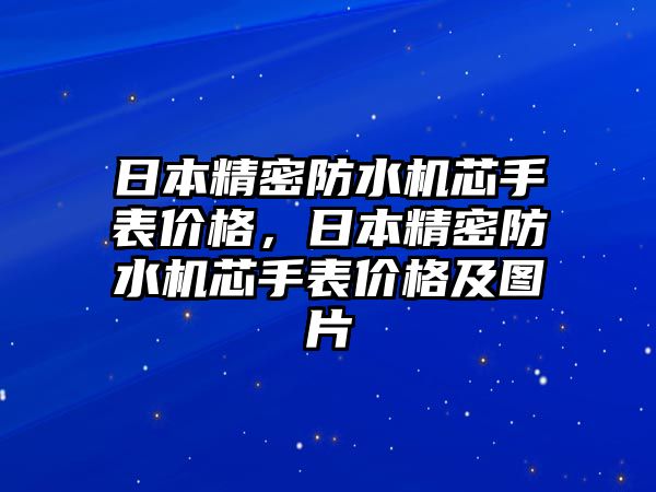 日本精密防水機芯手表價格，日本精密防水機芯手表價格及圖片