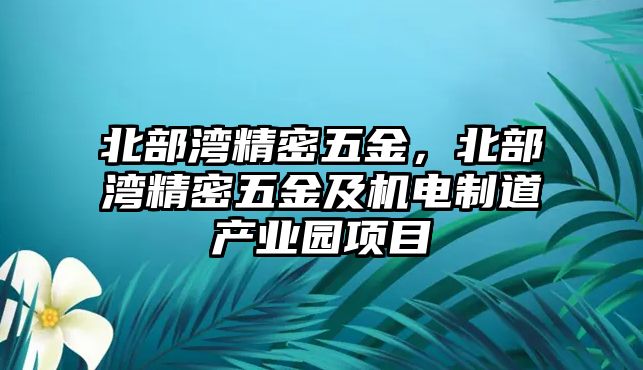 北部灣精密五金，北部灣精密五金及機電制道產(chǎn)業(yè)園項目