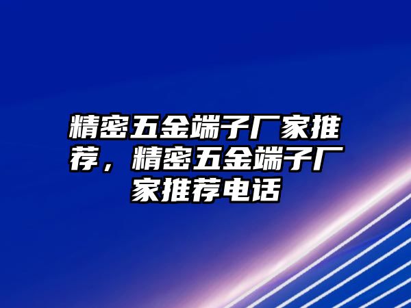 精密五金端子廠家推薦，精密五金端子廠家推薦電話